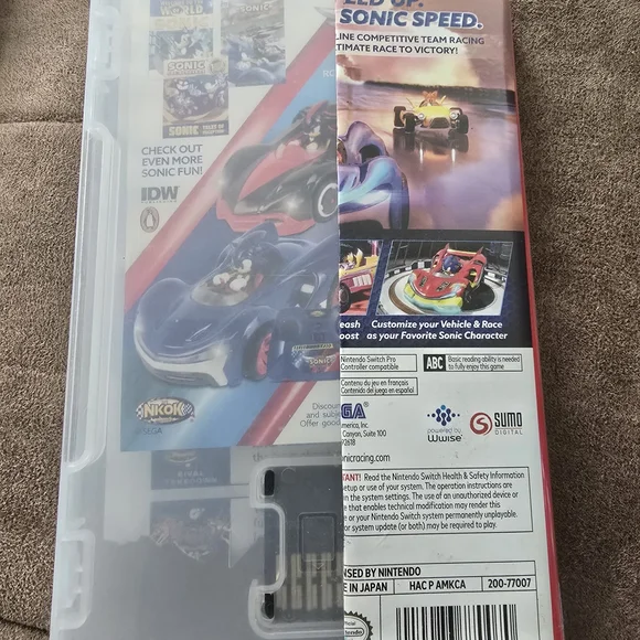 Team Sonic Racing for Nintendo Switch - Picture 2 of 2